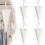(4pcs, -) Κρεμάστρα ντουλάπας V σχήματος, 360 περιστροφή, 12 γάντζοι 1