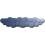 ((Navy Blue + Light Blue Gray) Keyboard Stand, -) Στήριγμα καρπού νέφους, αφρός μνήμης, σετ με mouse pad 1