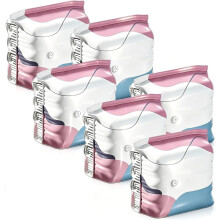 (6pcs, Medium) Vakuum Aufbewahrungsbeutel ohne Pumpe, platzsparend für Kleidung