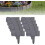 (Gray, 30pcs) Φράχτης κήπου μίμηση πέτρας, 2026, interlocking, αντιολισθητικό 1