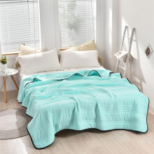 (Cyan, 39.37 x 59.05 in) Cobertor Refrescante Calmante para Dormir com Calor, Dupla Face Respirável