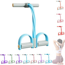 (D, -) Multifunctionele voetpedaal weerstandsassistentie, 3-in-1 band met handvatten voor volledig lichaam