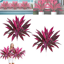 (2pc, -) 2 stuks grote realistische kunstmatige Boston varen & drakenbloed boom, UV-bestendig voor terras