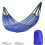 (Blue, -) Αιώρα κατασκήνωσης 260x130cm, φορητή, αντέχει 550 λίβρες 1