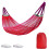 (Red, -) Αιώρα κατασκήνωσης 260x130cm, φορητή, αντέχει 550 λίβρες 1