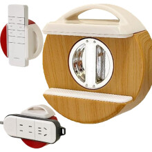 (Yellow, -) Zuignap powerstrip houder, wandmontage ponsvrije stopcontact organizer voor bureau