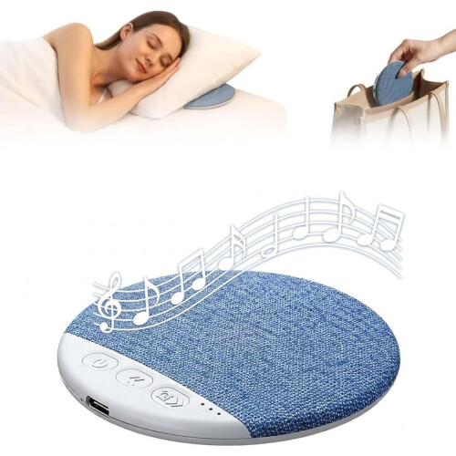 (Blue, -) Oreiller Bluetooth pour dormir, ultra-fin, conduction osseuse