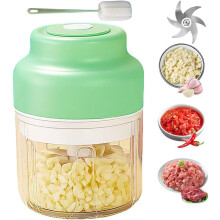 (Green, 320ML) Broyeur ail électrique 250/320ml, mini robot