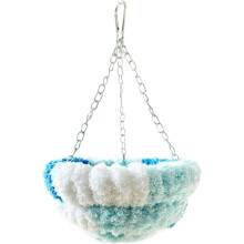 (Fresh Blue, -) Amaca rettile in cotone e pile, letto sospeso per lucertola e geco in terrario