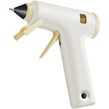 (Hb-251 20w (White), -) Pistola silicona caliente sin cable, mini USB recargable para manualidades