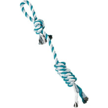 (size_name, 58cm230g) Giocattolo cotone pesante per cane, nodo tiro per pulizia denti