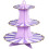 (Purple Watermelon, -) 3 επιπέδων χάρτινη βάση cupcake, χρυσή άκρη 1