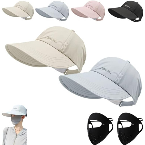 (2pcs-d, color_name) 2 καπέλα baseball αντιηλιακά UPF