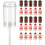 (30 Pcs, -) Δοχεία push pop κέικ, επαναχρησιμοποιήσιμα, με καπάκια 1