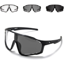(Black, -) 2026 UV400 fotokromiset polarisoidut suojalasit, urheiluun