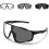 (Black, color_name) Φωτοχρωμικά γυαλιά ασφαλείας UV400, ανθεκτικά 1