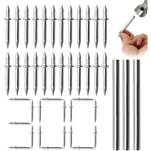 (Single-head,300pcs, -) Clavo sin cabeza para zócalo, tornillo invisible para molduras