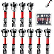 (10pcs, -) 5 stuks gipsplaat bit attachment met dieptestop, PH2 magnetisch voor verzinkbare schroeven