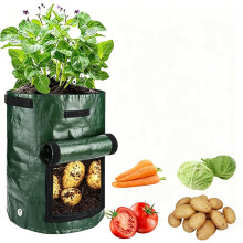 (10 Gallon(1pcs), -) Pflanzbeutel mit Erntefenster 2026, 38L Kartoffel Anzuchtsack
