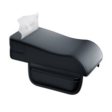 Almofada de Altura da Caixa de Apoio de Braço Do Carro Suporte Central Universal para Descanso de Cotovelo Capa de Couro para Apoio de Braço