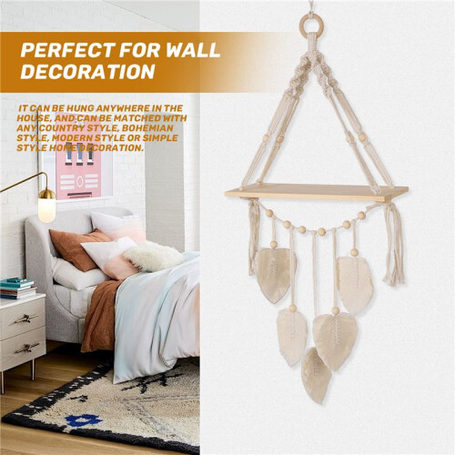 Leaf Floating Frame  Art Bohemian Style Shelf Wall Shelf 2