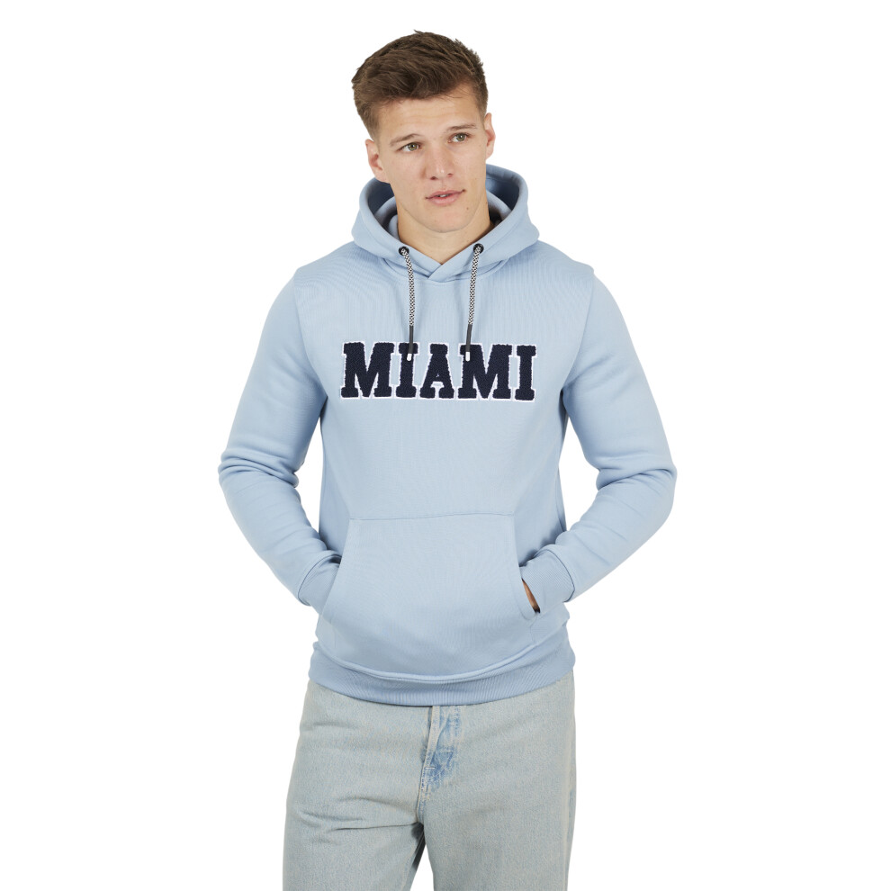 Brave Soul (Xl, Steel Blue) Mens Crossover Overhead Hoodie