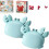 (2pcs Blue, -) Ανοιχτήρι μπουκαλιών κάβουρας 4 σε 1, μαγνητικό 1