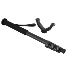 Soporte de Caza de Aleación de Aluminio, Monopie de Altura Ajustable, Accesorio de Caza Portátil con Pulsera Antipérdida