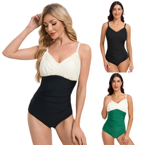 Quick Drying Woman Swimsuit Nylon Texture Single Piece-2 M 2