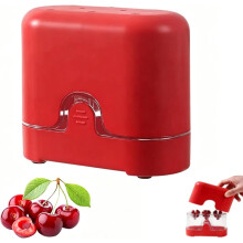 (Red, -) Kirschkernentferner, 3-in-1 Werkzeug