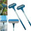 (Blue, 2pcs) 2 σε 1 βούρτσα σήτας παραθύρου με στραγγιστήρι 1
