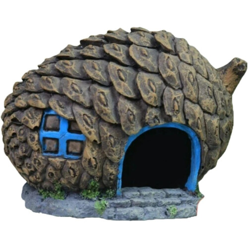 (pine cones, -) Cache citrouille champignon, déco aquarium crevettes