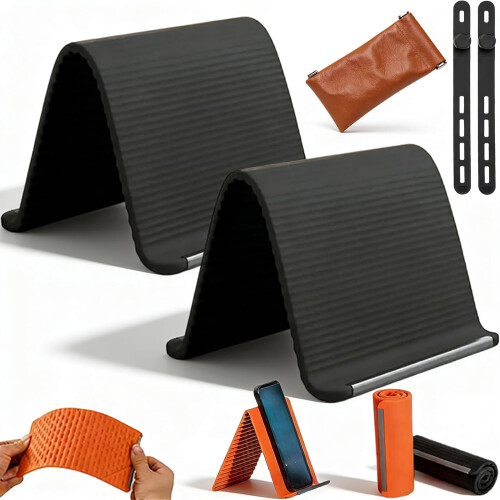 (Black*2, -) Support téléphone pliable 2026, voyage