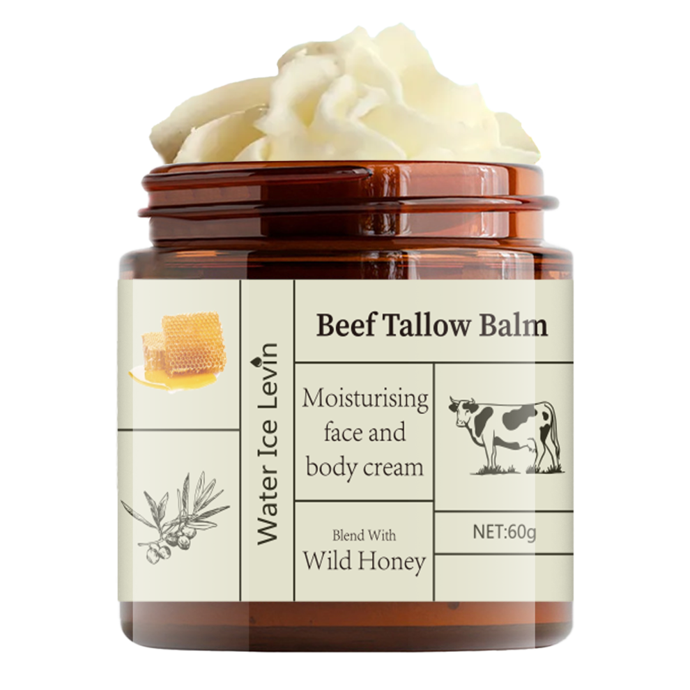 Cream 60G Beef Tallow Deeply Moisturizing, Brightening, Anti-Wrinkle, Grass-Fed Beef Butter, Wild Honey, Facial And Body Lotion