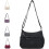 (#B, -) Χρωματιστή τσάντα crossbody, πολλές θήκες, καθημερινή 1