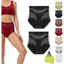 (2f, Medium) Mutandine contenitrici pancia, vita alta seamless modellanti per donna