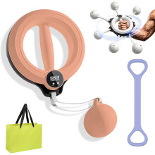 (Standard-Pink, -) Oneindige hoepel voor armen en schouders, 360 handcrank arm beeldhouwer voor thuisgym