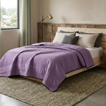 (Purple-70.8in, -) Kühlende Decke für warme Schläfer, doppelseitig dünn