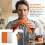 (Orange*2, -) Support téléphone pliable 2026, voyage 4