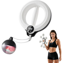 (White, -) Infinity Arm Hoop, Smart with Digital Tracker for Shoulder & Arm Strength
