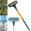(Green, 1pcs) 2 σε 1 βούρτσα σήτας παραθύρου με στραγγιστήρι 1