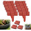 (Red, 30PCS) Φράχτης κήπου μίμηση πέτρας, πλαστικό DIY 1