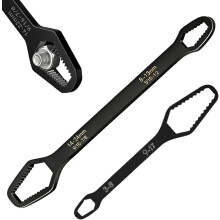(Black, -) Csavarhúzó, 3-24 mm kétvégű univerzális kulcs autójavításhoz