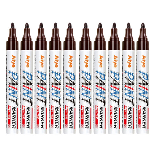 Waterproof Paint Pen For Restoring Grave Inscriptions-Coffee