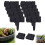 (Black, 20PCS) Φράχτης κήπου μίμηση πέτρας, πλαστικό DIY 1