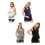 Lightweight Maternity Sleeveless Top Convenient Nursing-White S 3