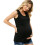 Lightweight Maternity Sleeveless Top Convenient Nursing-White S 6
