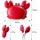 (Red*1pcs, -) Ανοιχτήρι μπουκαλιών κάβουρας 4 σε 1, μαγνητικό ψυγείου, ψαλίδι 7