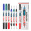 Marqueur Double couleur à pointe longue, 10 pièces,-Noir et bleu 7