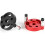 (Red, -) Gabarit de perçage centré, guide précision pour menuiserie 3-10mm 4